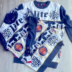 Miller Lite Ugly Sweater